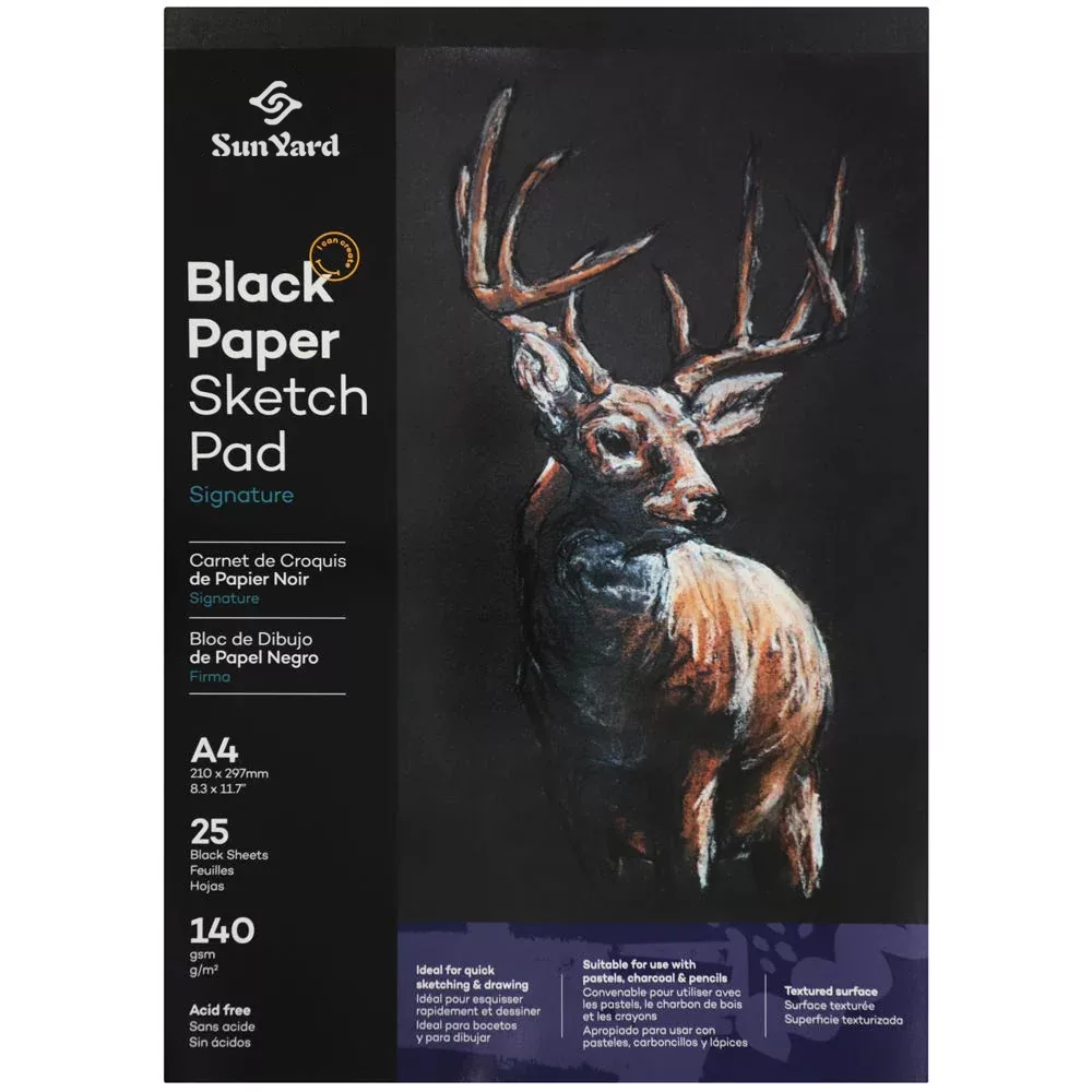 Black Paper Sketch Pad – Wholesale Art Paper Manufacturer | Sunyard